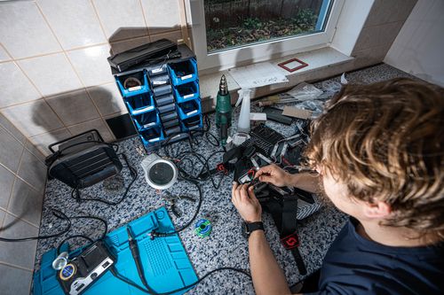 Werkstadt Besuch bei Modern Juggling