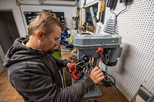 Werkstadt Besuch bei einer Feuershow